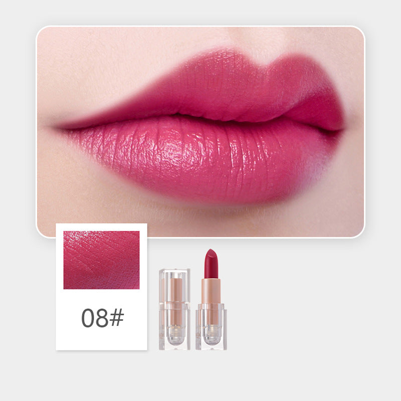 Matte Finish Crystal Square Tube Lipstick Matte Finish Crystal Square Tube Lipstick